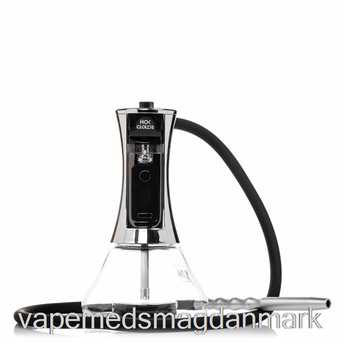 Vape Uden Nikotin Xtra Hok Clouds E-vandpibe Kit Sølv